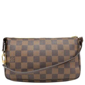 Louis Vuitton  Pochette Accessoires Damier Ebene Pouch Brown